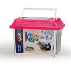 Lee's Aquarium & Pet Products Rectangle Kritter Keeper with Lid Label Assorted Colors Vary