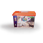 Lee's Aquarium & Pet Products Rectangle Kritter Keeper with Lid Label Assorted Colors Vary
