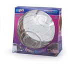 Lee's Aquarium & Pet Products Kritter Krawler Clear View-Thru Running Ball Clear