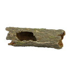 Weco Products Wecorama Sleepy Hollows Mossy Log Terrarium Ornament with Hollow Brown/Green