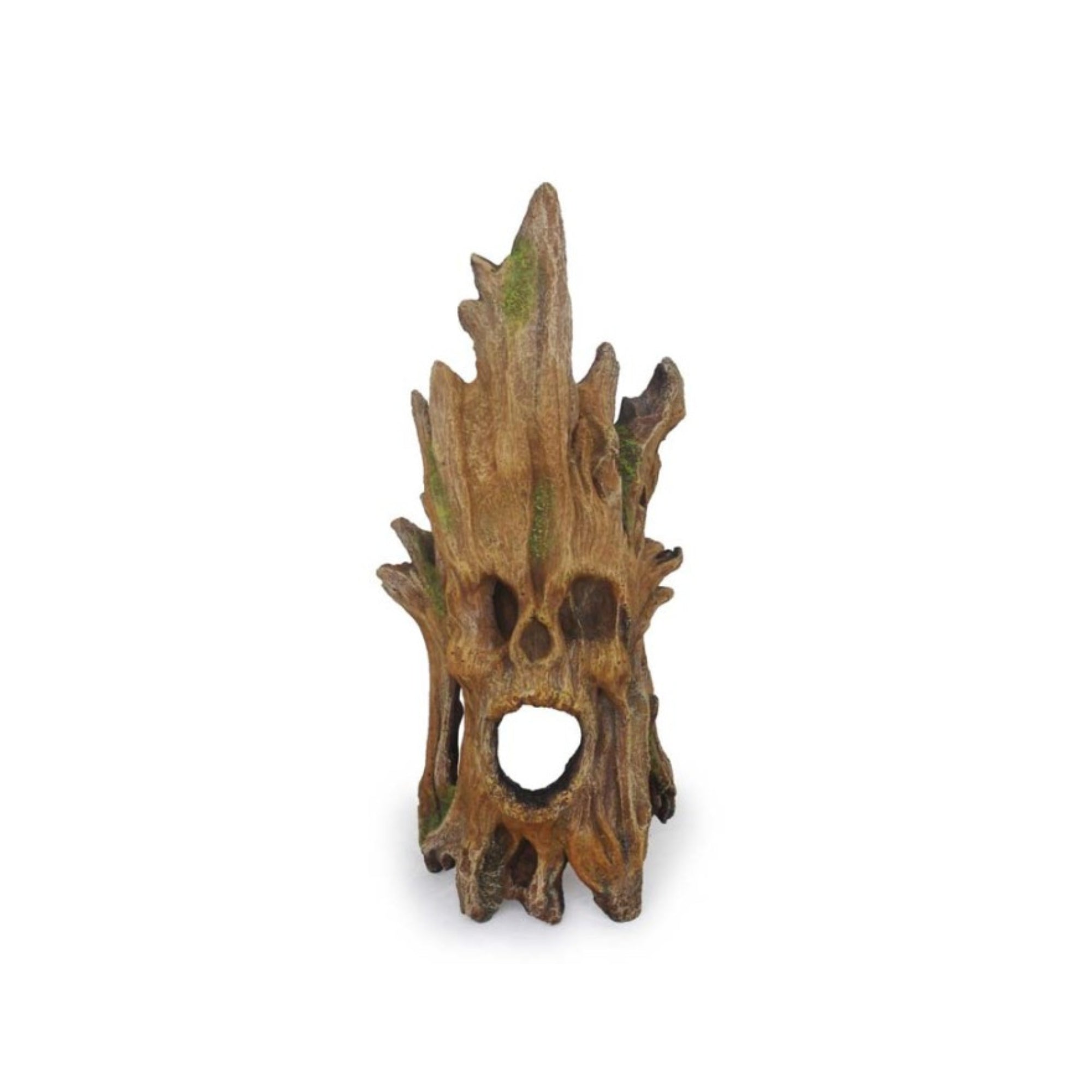 Weco Products Wecorama Sleepy Hollows Wicked Bark Terrarium Ornament Brown/Green