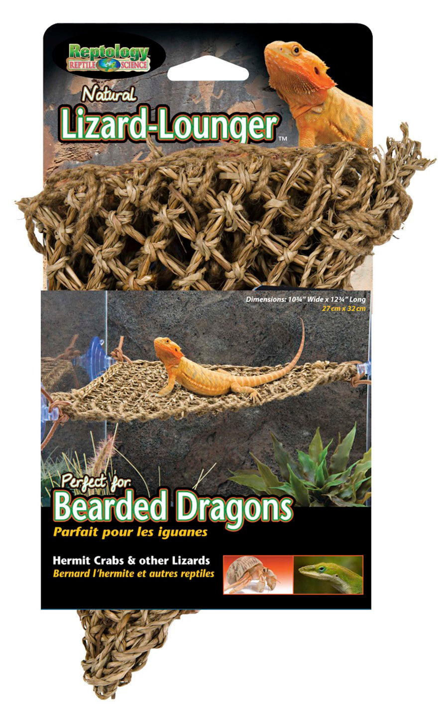 Penn-Plax Corner Lizard Lounger Climbing & Resting Mat Brown