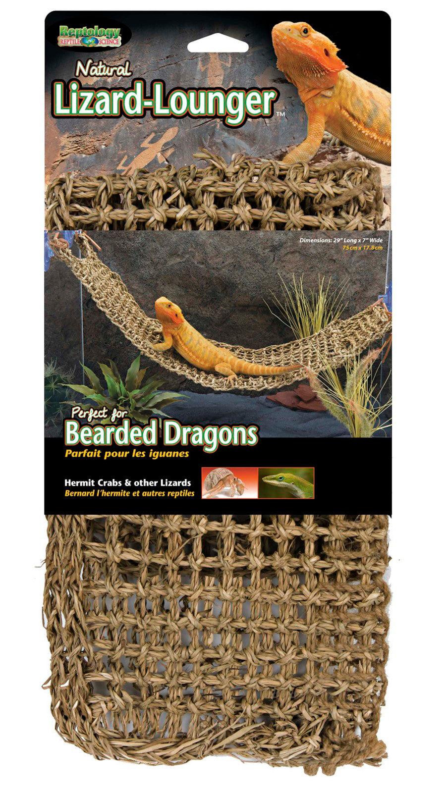 Penn-Plax Corner Lizard Lounger Climbing & Resting Mat Brown