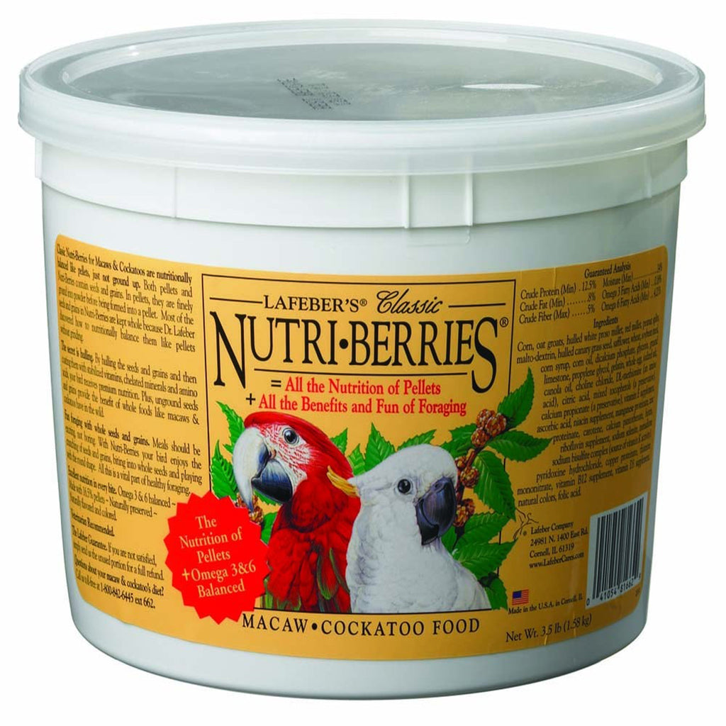 Lafeber Company Classic Nutri-Berries Macaw & Cockatoo Food