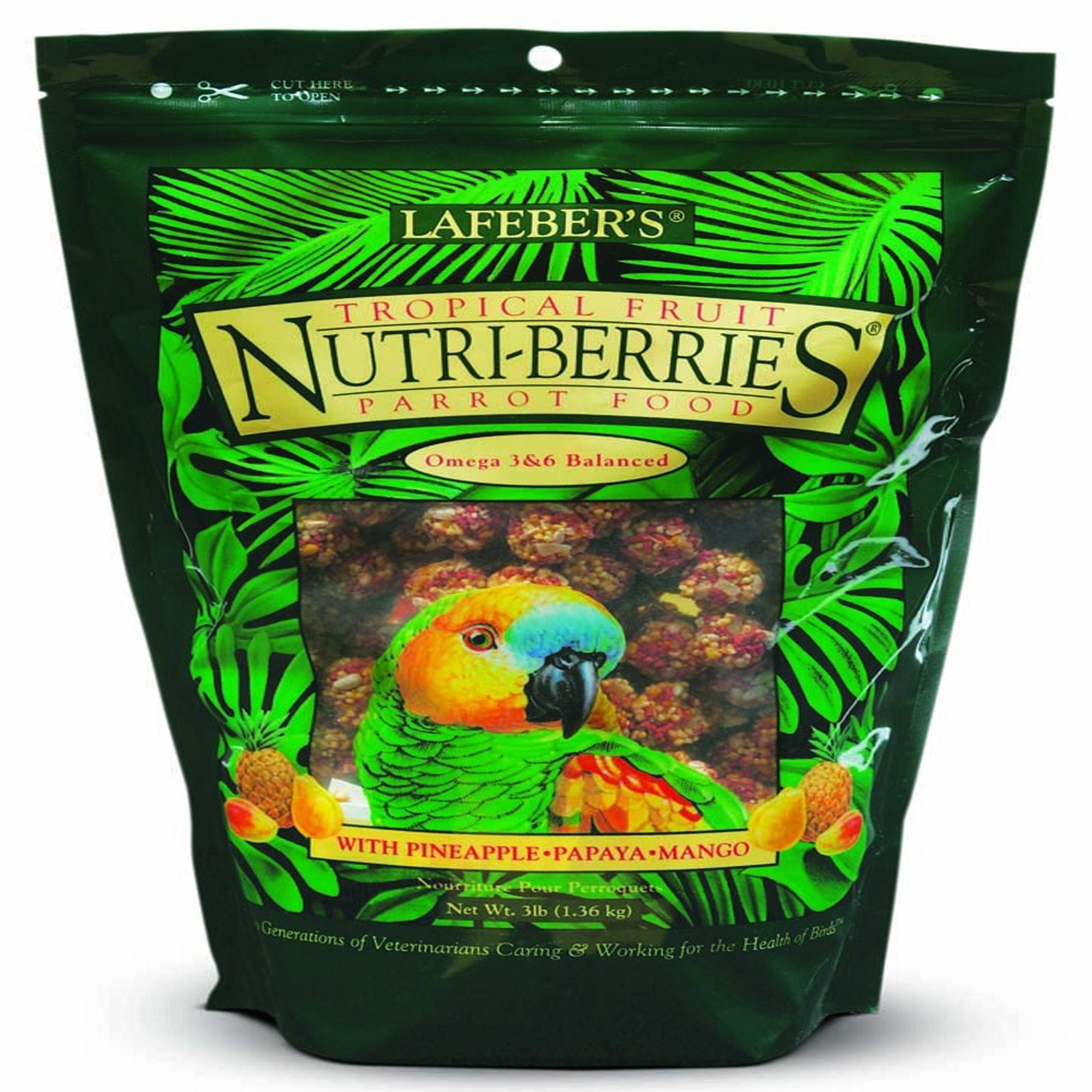 Lafeber Company Tropical Fruit Nutri-Berries Parrot Food