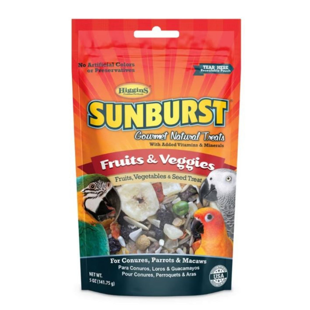 Sunburst Gourmet Natural Avian Treat Fruits/Veggies