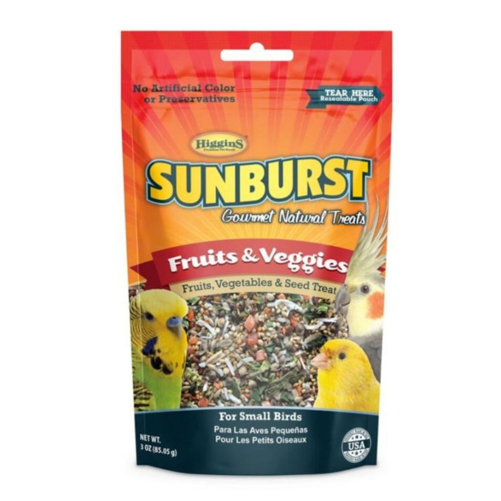 Sunburst Gourmet Natural Avian Treat Fruits/Veggies