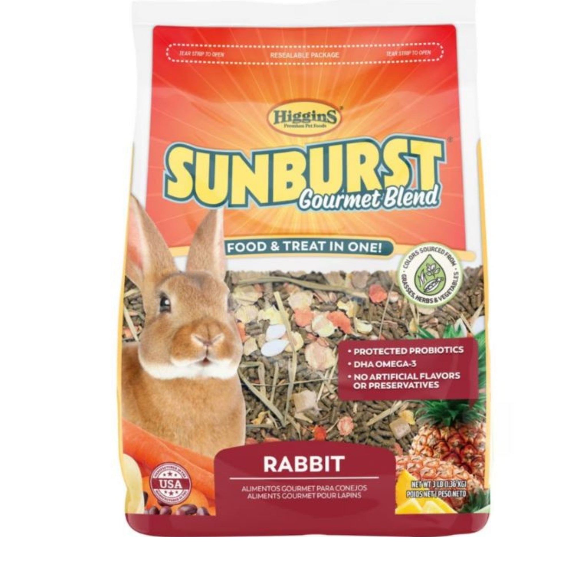 Higgins Sunburst Gourmet Blend Rabbit