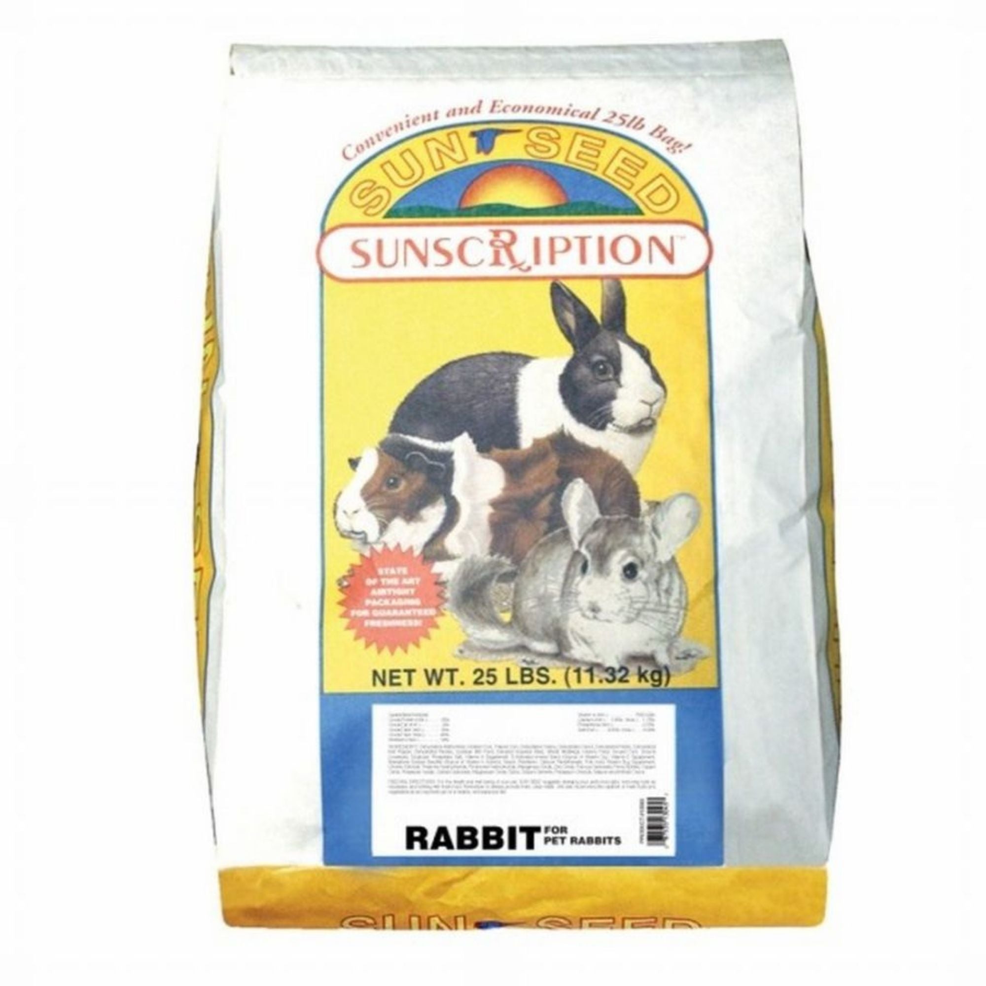 Sun Seed SunBasics Rabbit Pellets Food