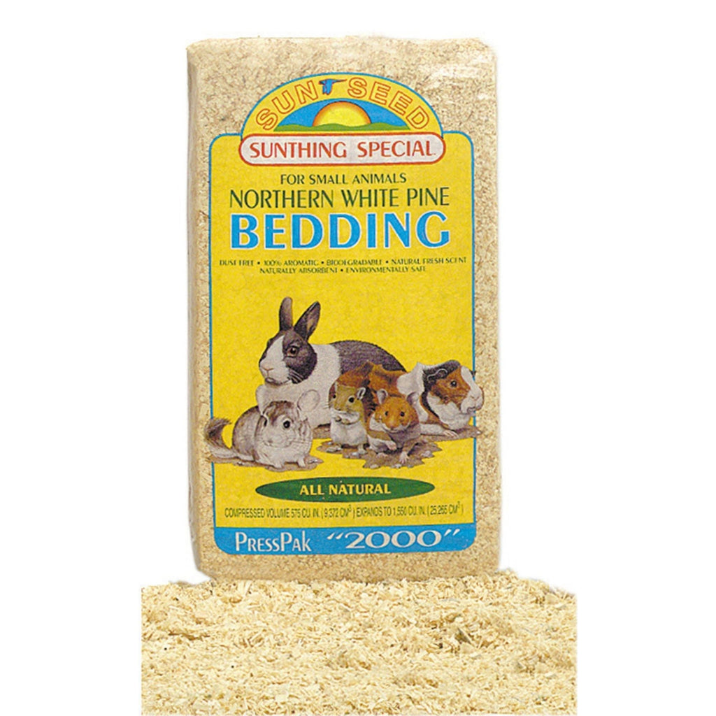 Sun Seed Northern White Pine Bedding for Small Animals Brown