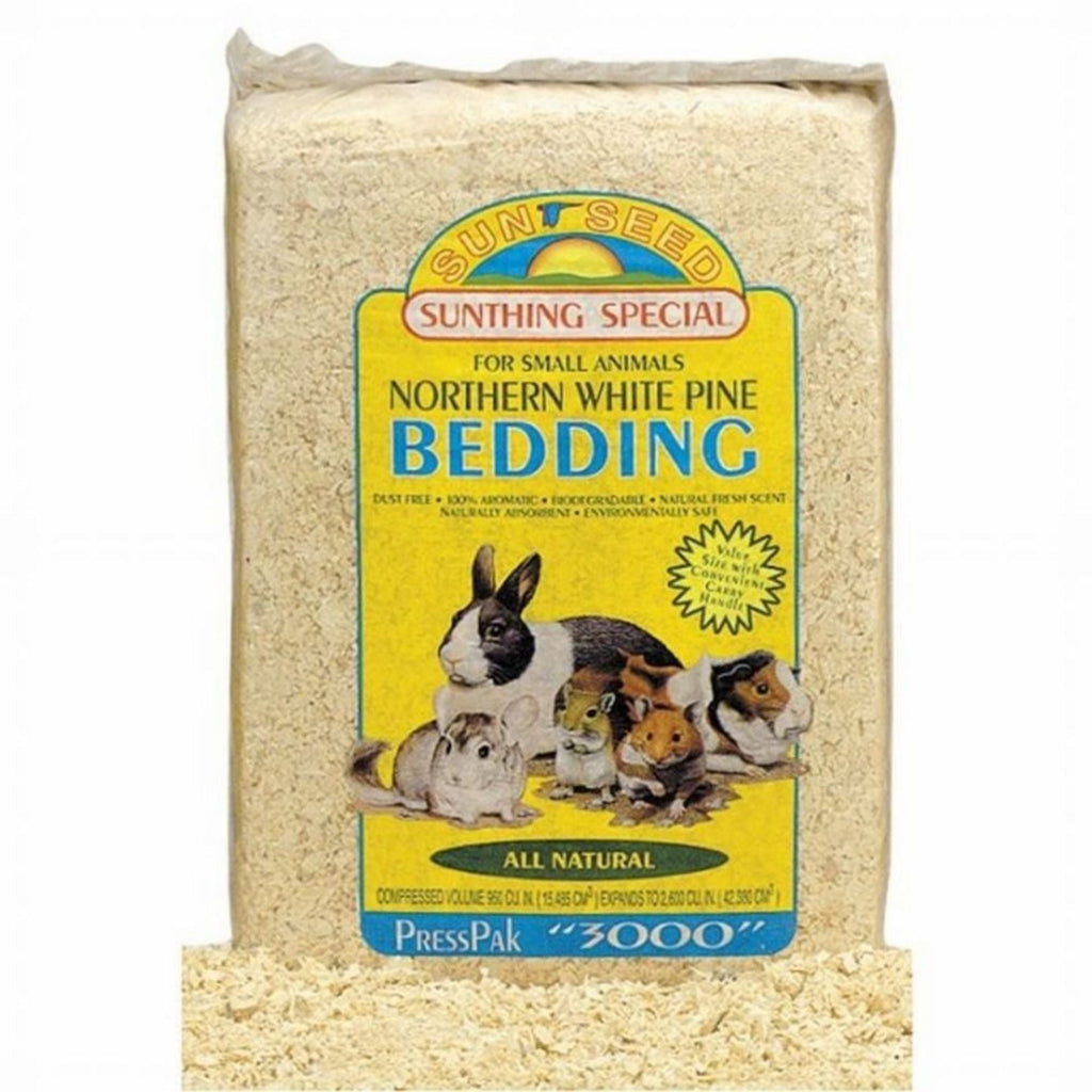Sun Seed Northern White Pine Bedding for Small Animals Brown