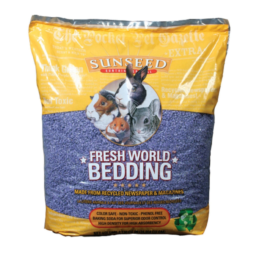 Sun Seed Fresh World Bedding for Small Animals Purple