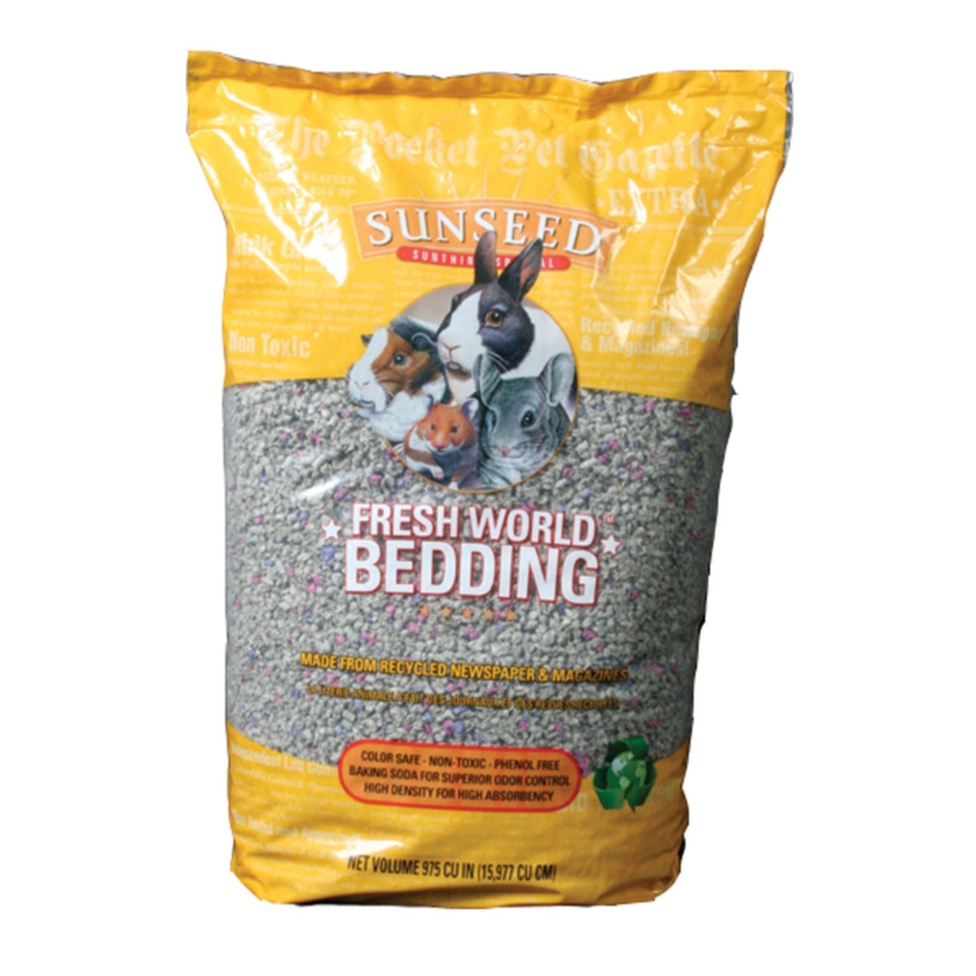 Sun Seed Fresh World Bedding for Small Animals Grey