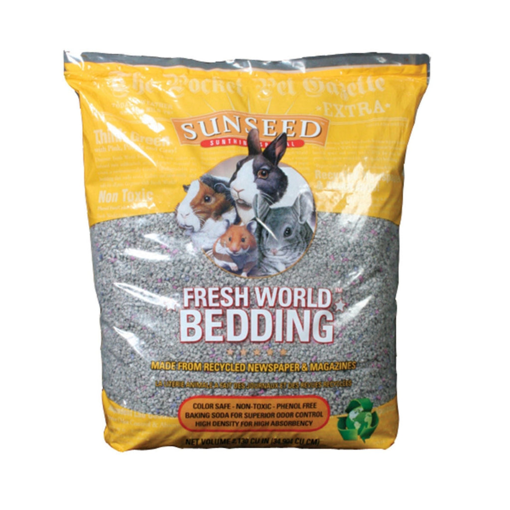 Sun Seed Fresh World Bedding for Small Animals Grey