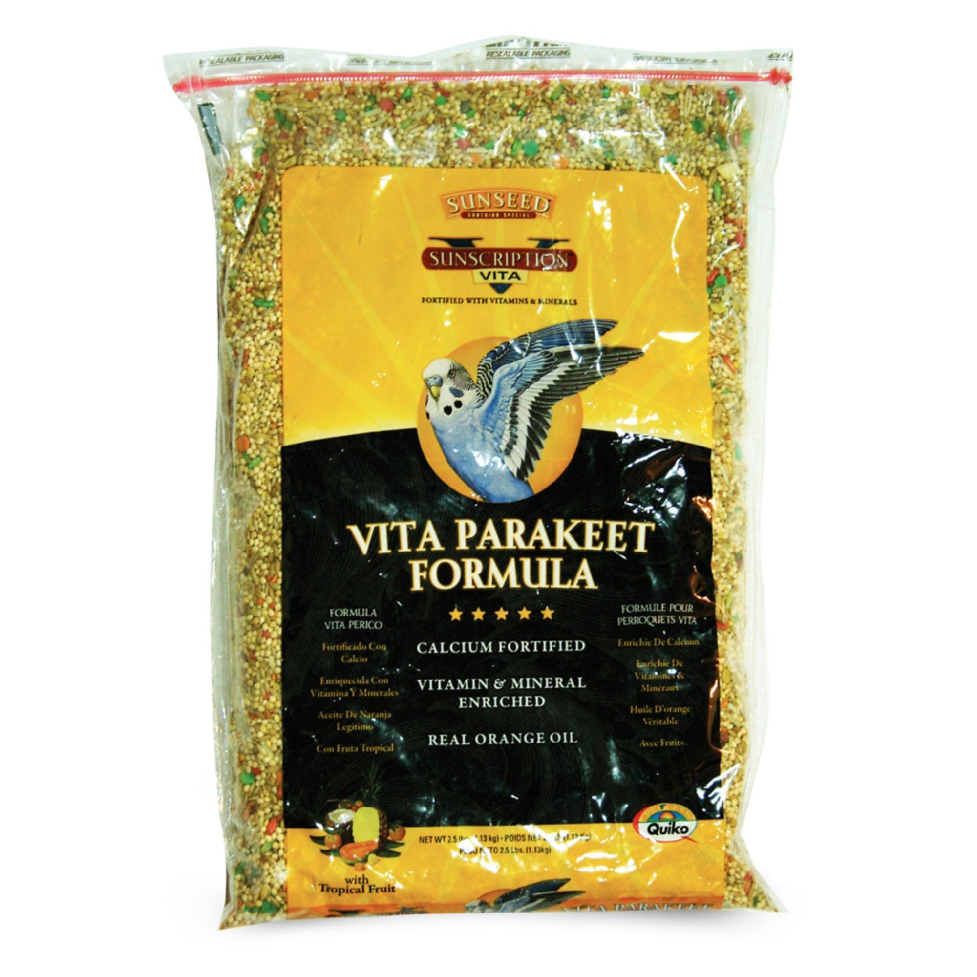 Sun Seed Vita Sunscription Parakeet Diet Bird Food