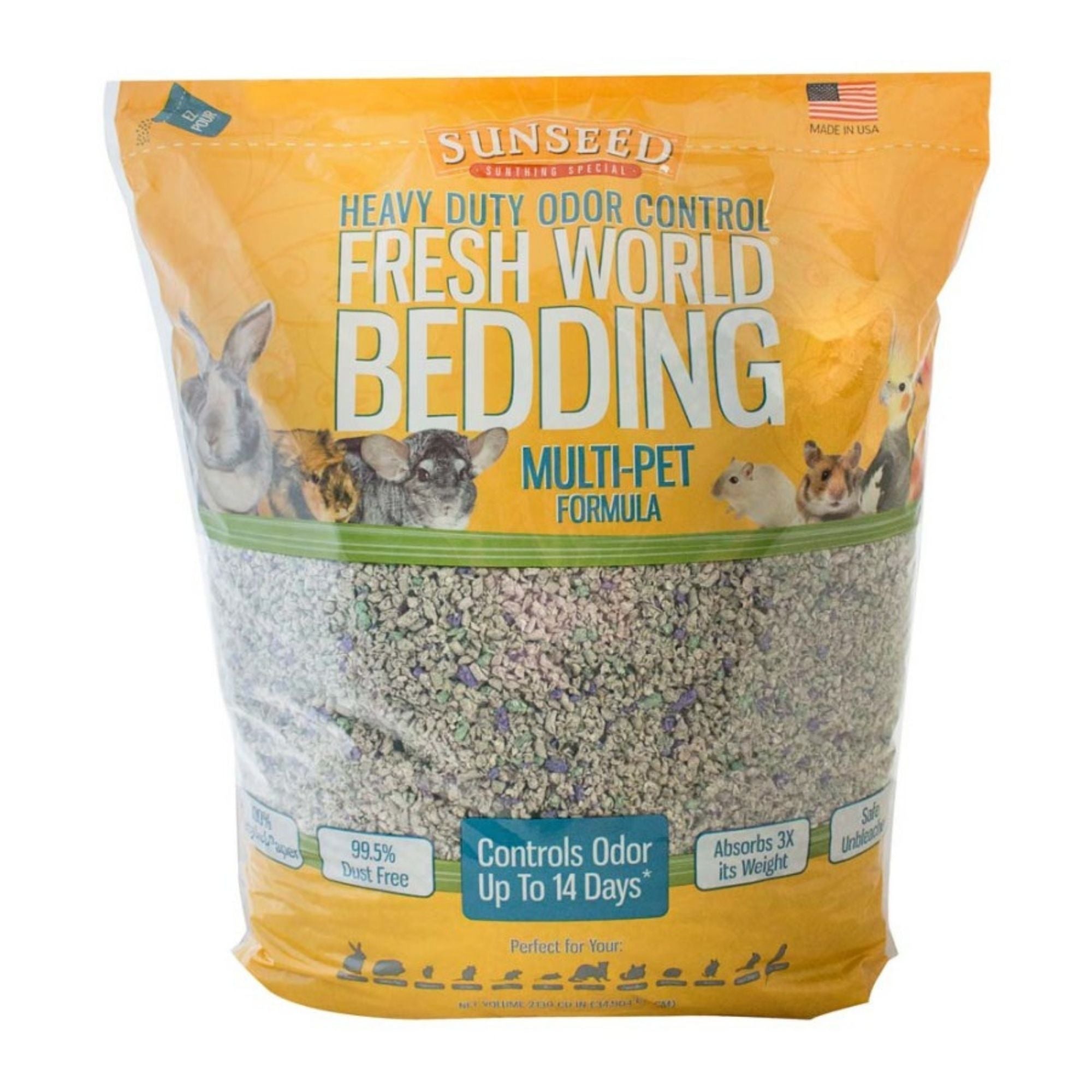 Sun Seed Fresh World Multi Pet Bedding Grey