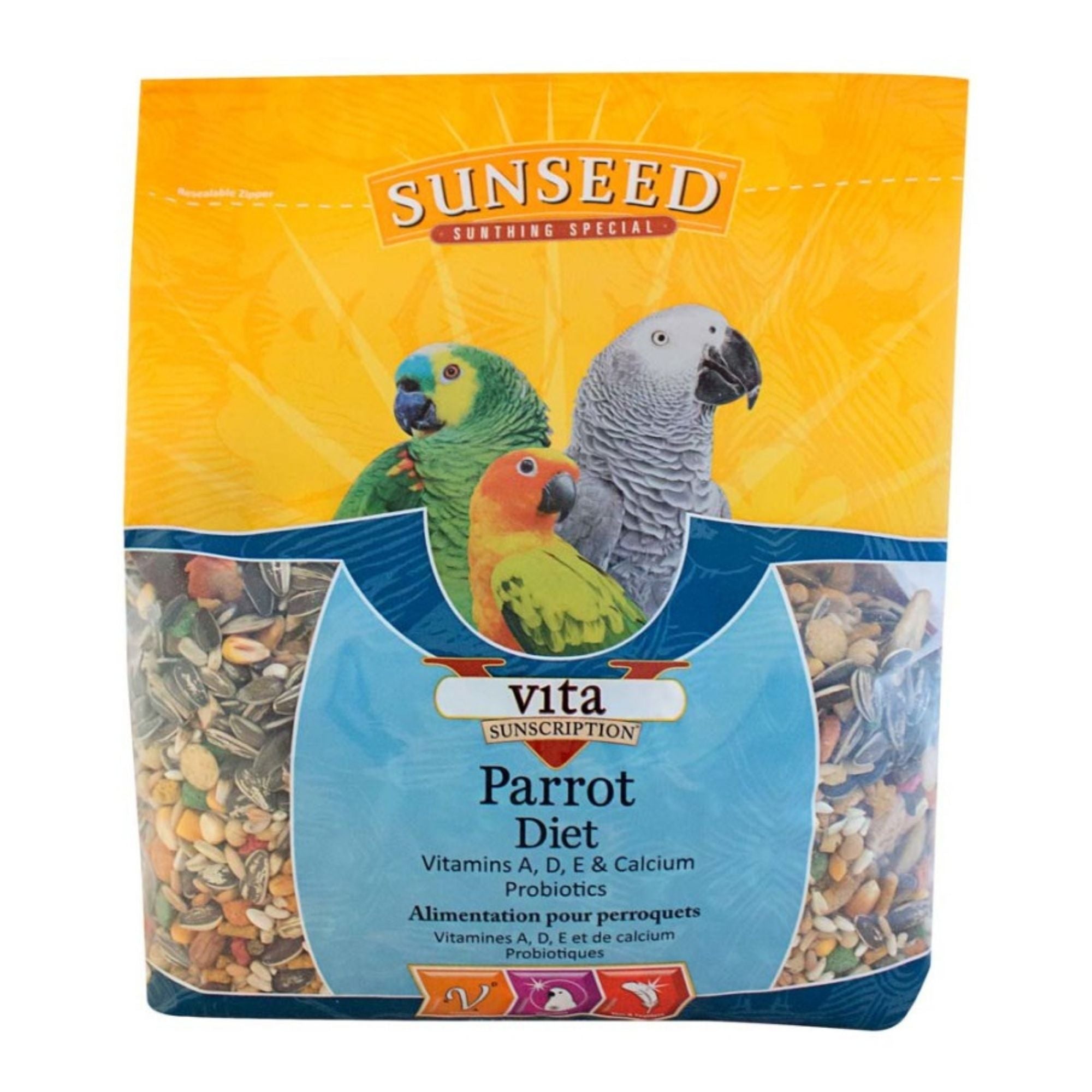 Sun Seed Vita Sunscription Parrot Diet Bird Food