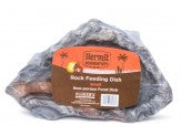 Fluker's Hermit Crab Rock Feeding Dish Black