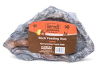 Fluker's Hermit Crab Rock Feeding Dish Black