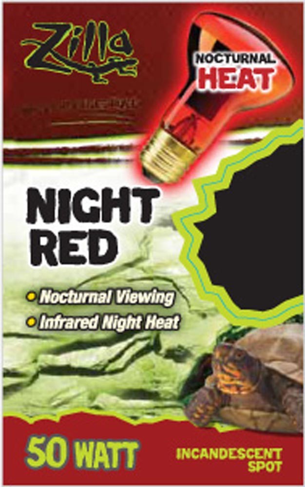 Zilla Incandescent Spot Bulb Night Red