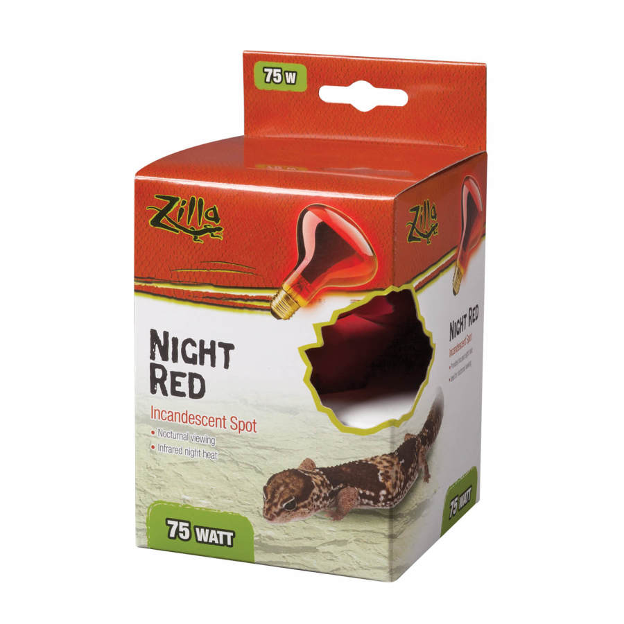 Zilla Incandescent Spot Bulb Night Red
