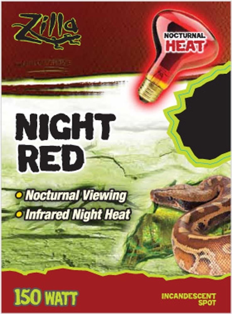 Zilla Incandescent Spot Bulb Night Red