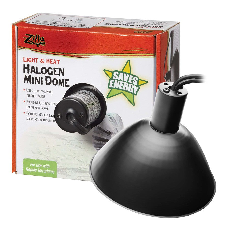 Zilla Light  Heat Halogen Mini Dome For Reptile Terrariums 1ea/One Size