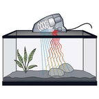 Zilla Heat  UVB Basking Fixture 1ea/SMall