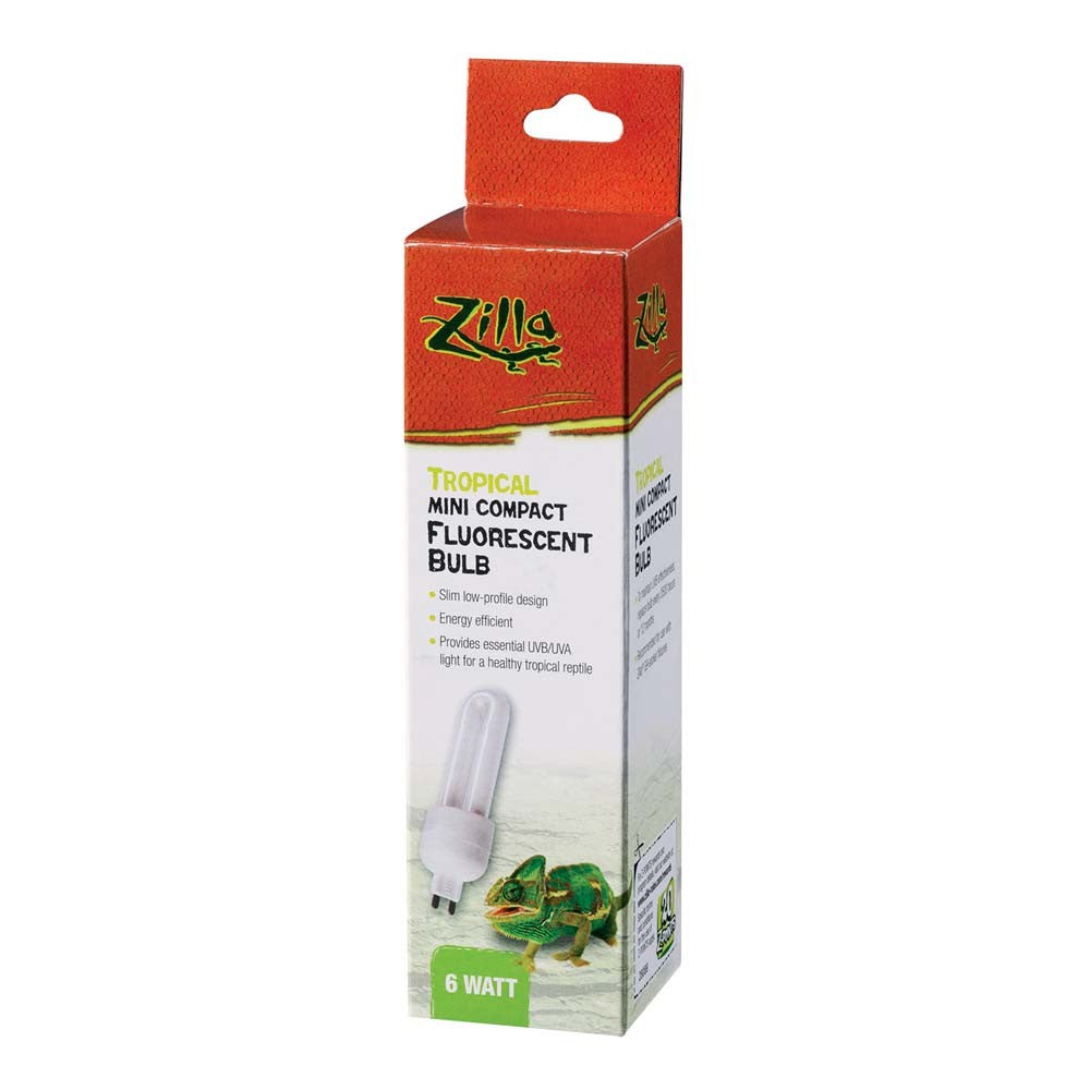 Zilla Mini Compact Fluorescent Bulbs Tropical, 1ea/One Size