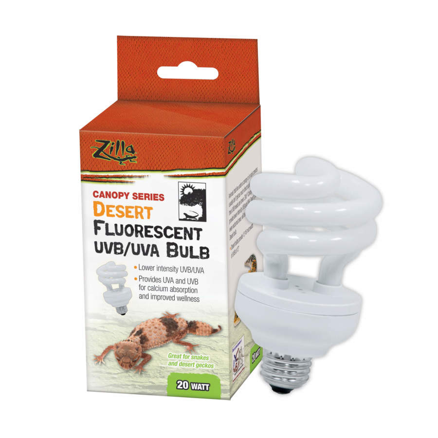 Zilla Canopy Series Fluorescent UVB/UVA Bulbs Tropical