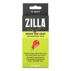 Zilla Incandescent Bulb Night Red