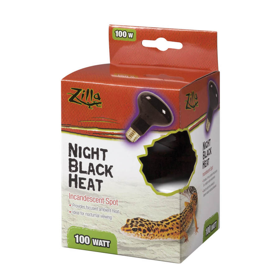 Zilla Incandescent Spot Bulb Night Black