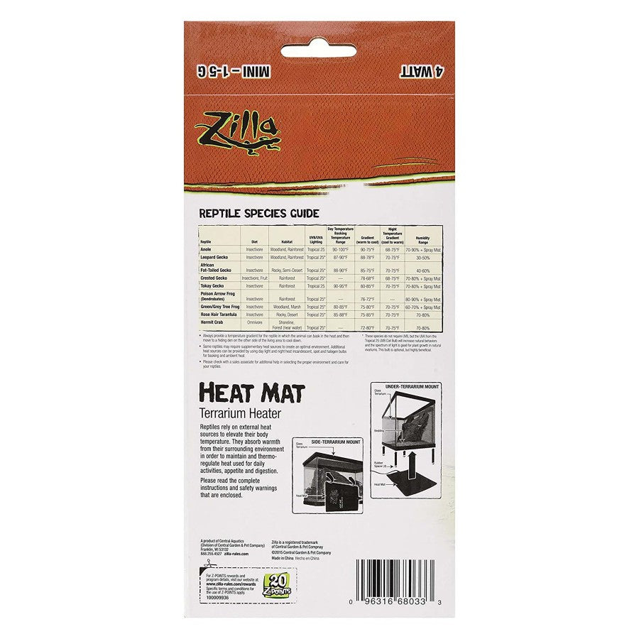 Zilla Heat Mat Black