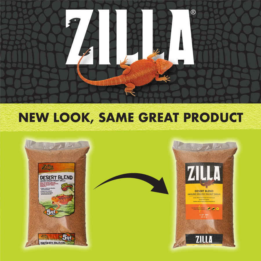 Zilla Desert Blend Ground English Walnut Shells Substrate
