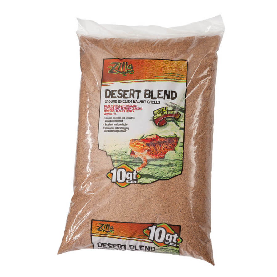Zilla Desert Blend Ground English Walnut Shells Substrate