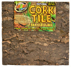 Zoo Med Natural Cork Tile Background Brown