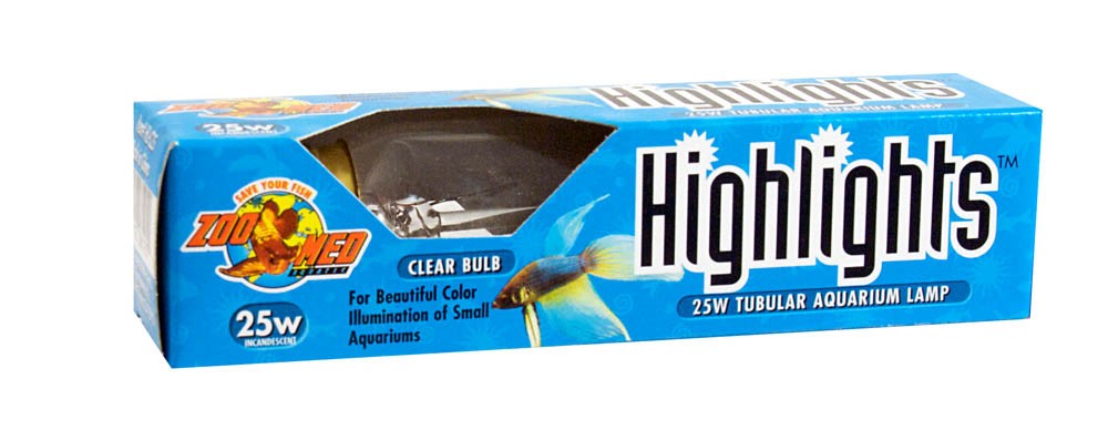 Zoo Med Highlights Incandescent Aquarium Bulb Clear