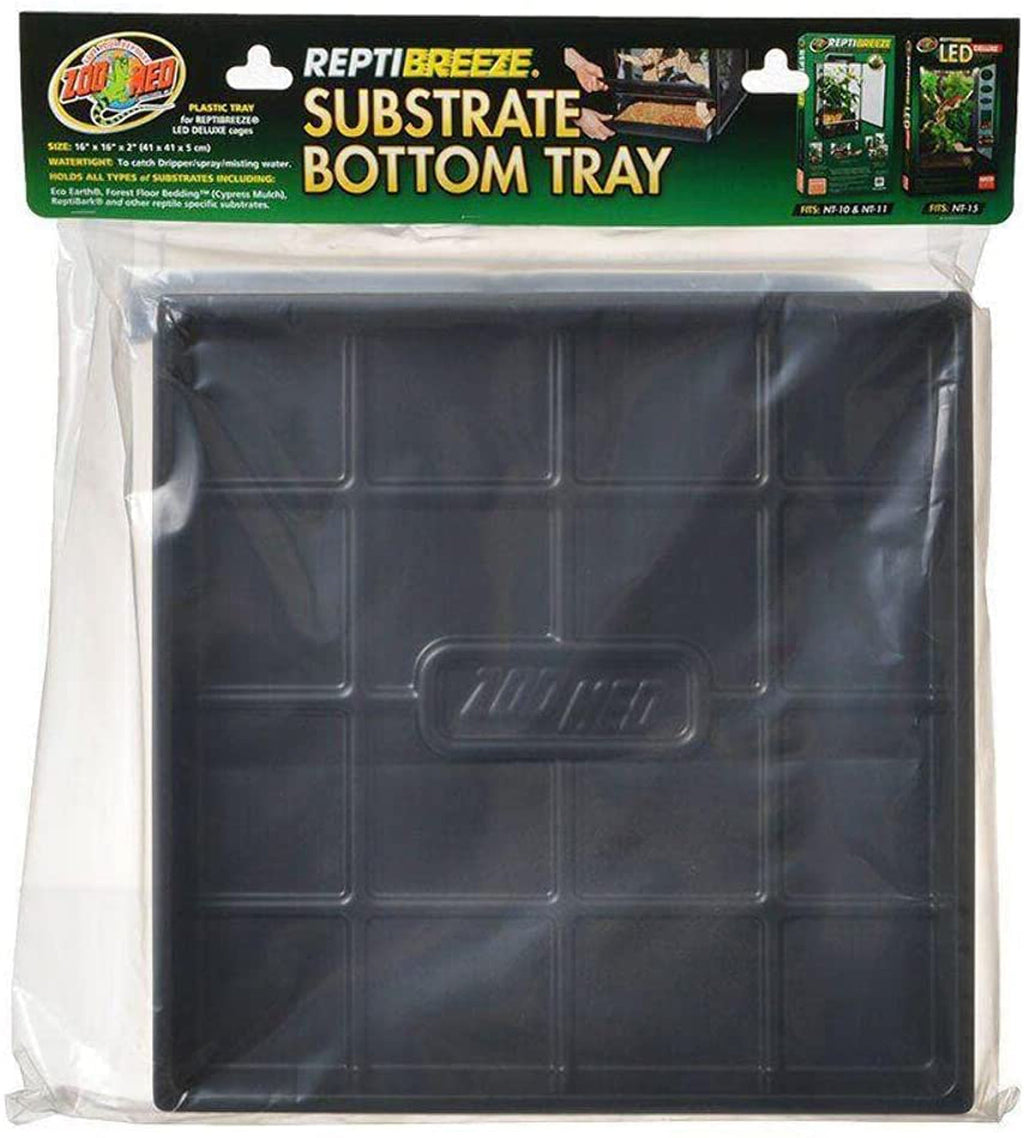 Zoo Med ReptiBreeze Substrate Bottom Tray Black