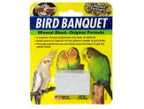 Zoo Med Bird Banquet Mealworm Formula Mineral Block Green
