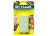 Zoo Med Bird Banquet Vegetable Formula Mineral Block Green