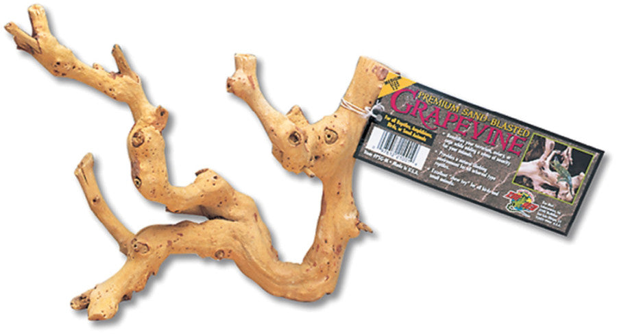 Zoo Med Premium Sand Blasted Grapevine Wood Brown