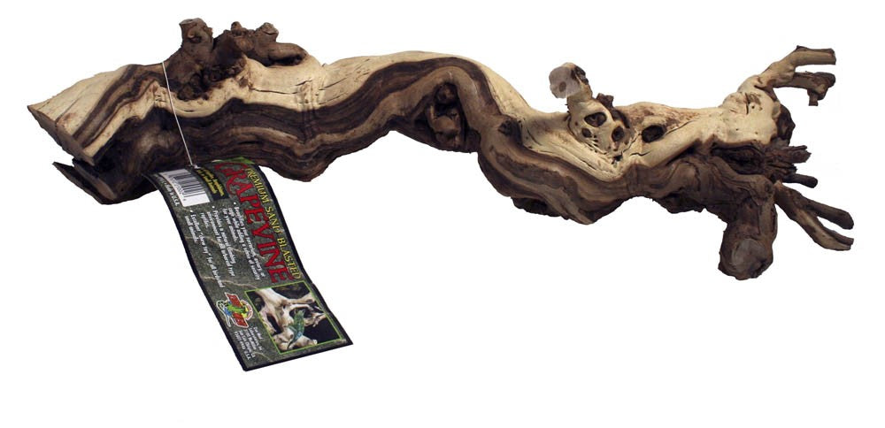 Zoo Med Premium Sand Blasted Grapevine Wood Brown