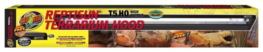 Zoo Med ReptiSun T5 HO Terrarium Hood w/ 5.0 Bulb