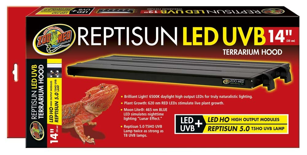 Zoo Med ReptiSun T5 LED UVB Terrarium Hood
