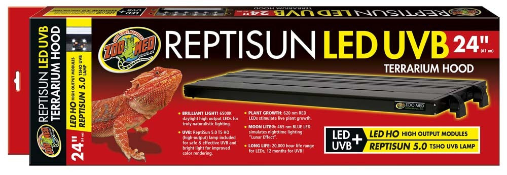 Zoo Med ReptiSun T5 LED UVB Terrarium Hood