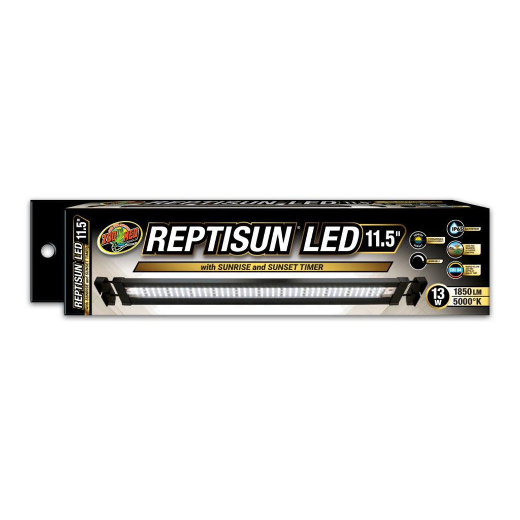 Zoo Med Reptisun LED w/Sunrise  Sunset Timer Terrarium Hood