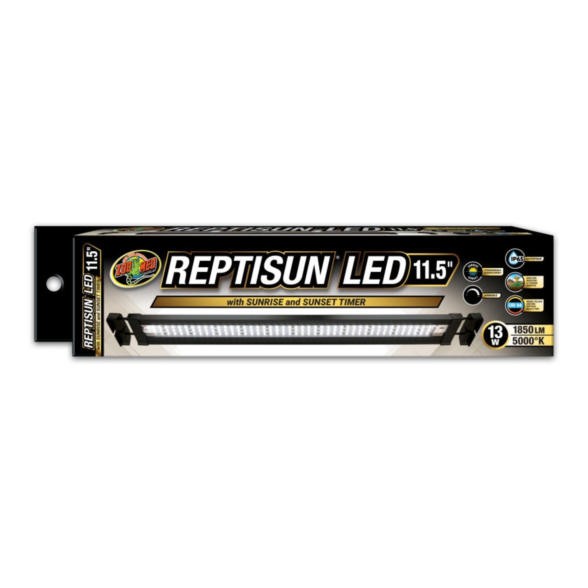 Zoo Med Reptisun LED w/Sunrise  Sunset Timer Terrarium Hood