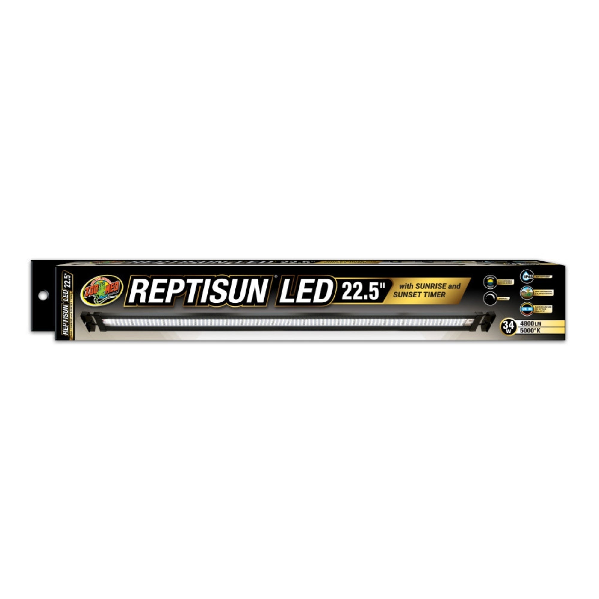 Zoo Med Reptisun LED w/Sunrise  Sunset Timer Terrarium Hood