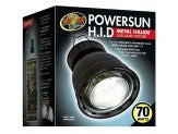 Zoo Med PowerSun H.I.D. Metal Halide UVB Lamp Fixture Black