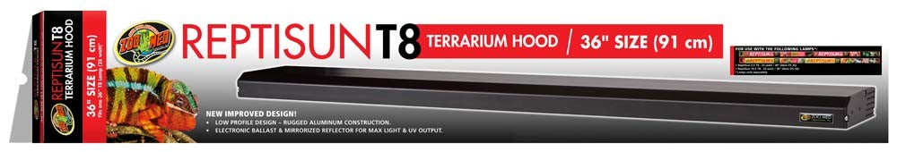 Zoo Med ReptiSun T8 Terrarium Hood Hood Only
